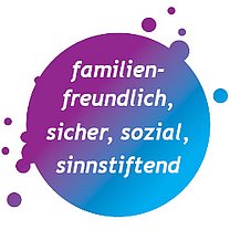 Slogan zu Jobs und Karriere: 'familienfreundlich, sicher, sozial, sinnstiftend'